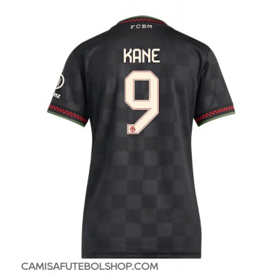 Camisa de time de futebol Bayern Munich Harry Kane #9 Replicas 3º Equipamento Feminina 2025-26 Manga Curta Camisa de time de futebol Bayern Munich Harry Kane #9 Replicas 3º Equipamento Feminina 2025-26 Manga Curta